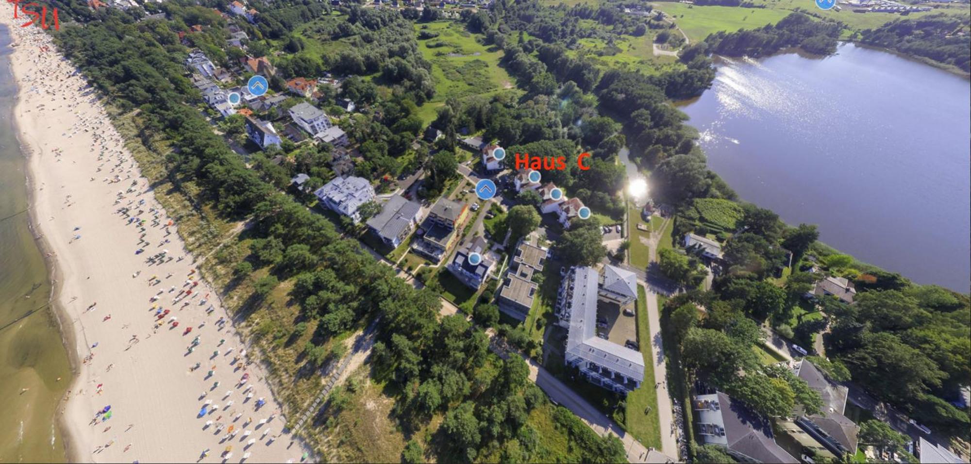 "Am Schloonsee" Haus C Heringsdorf  Luaran gambar